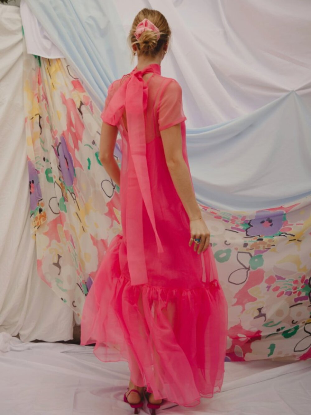 STAUD Pink Calluna Dress - Picture 5 of 5